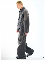 54A0 Tail Fin Patchwork Trousers