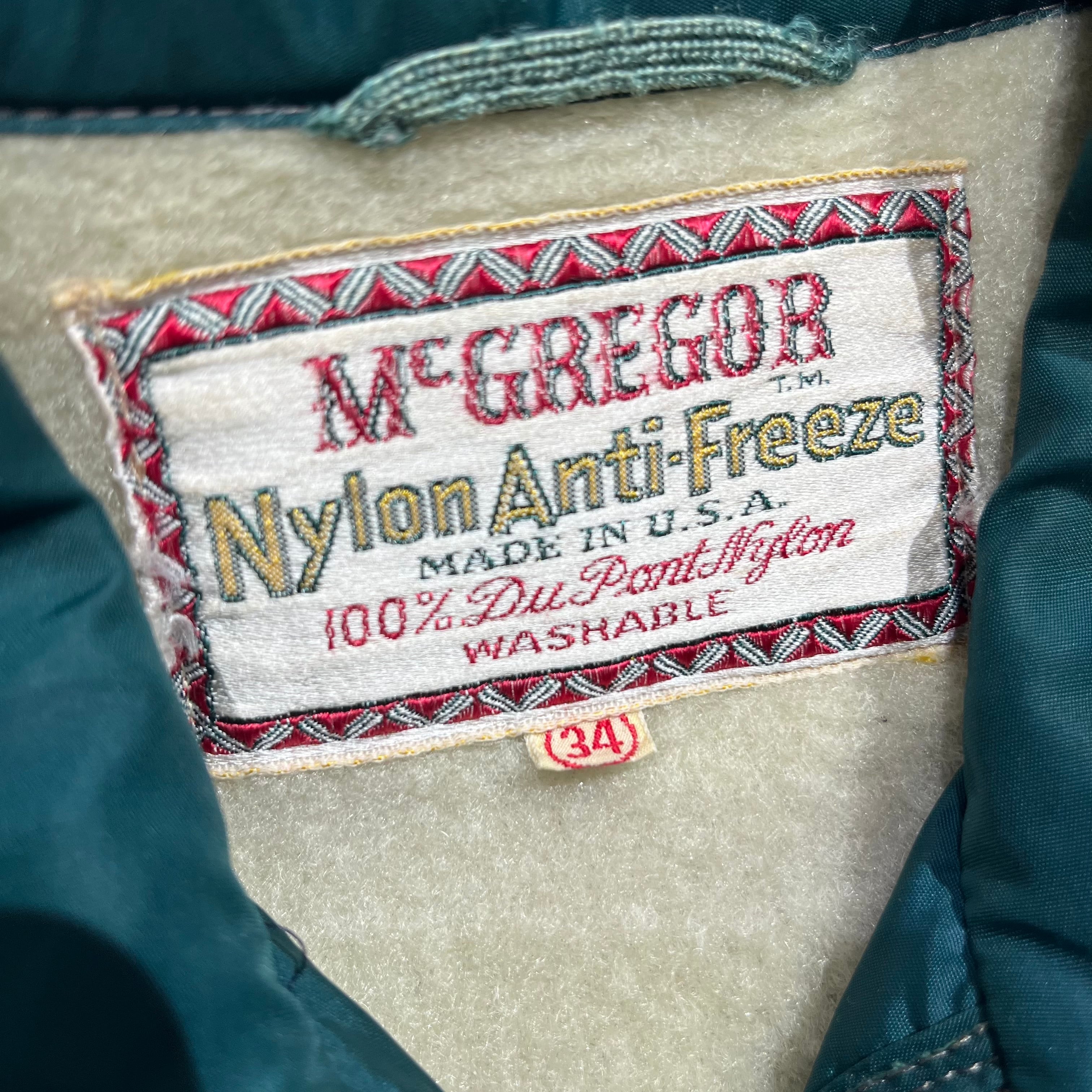 70s Mcgregor Nylon Anti Fleeze 70年代 マクレガー ナイロンアンチ