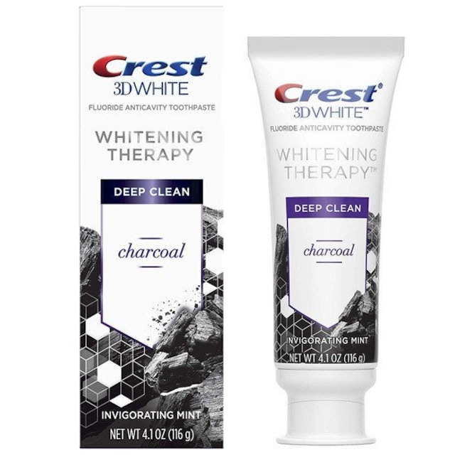 【炭の力】クレスト３Dホワイト 歯磨き粉-Crest 3D White WHITENING THERAPY DEEP CLEAN charcoal