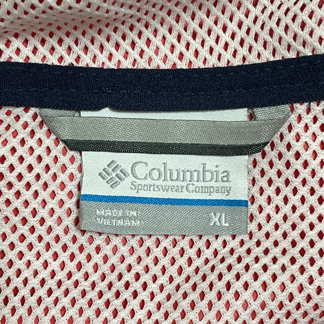 Columbia PFG ハーフジップ プルオーバー アノラックパーカー XL ビッグサイズ ワンポイントロゴ ライトアウター ラグラン アウトドア コロンビア 切替 ツートン US古着