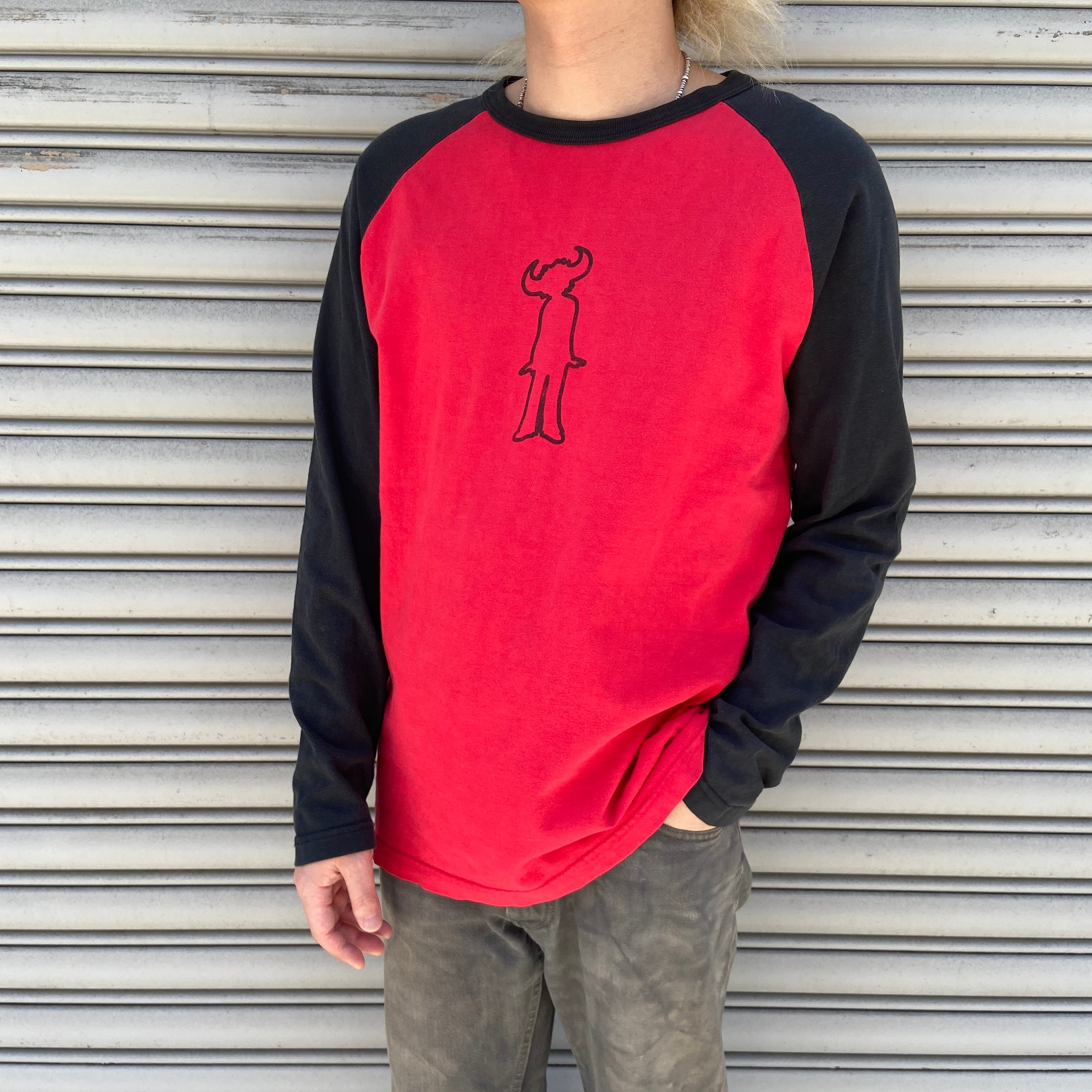 00s Levi's ジャミロクワイ ラグランスリーブTシャツ ツートン M