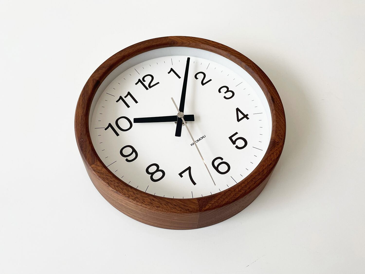 KATOMOKU muku clock 16 s-size ウォールナット km-108WA 掛け時計