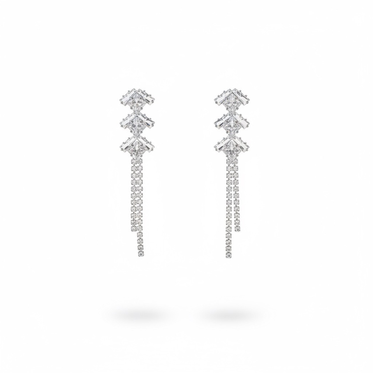 ルミエールドロップキュービックジルコニアピアス(イヤリング) 画像1