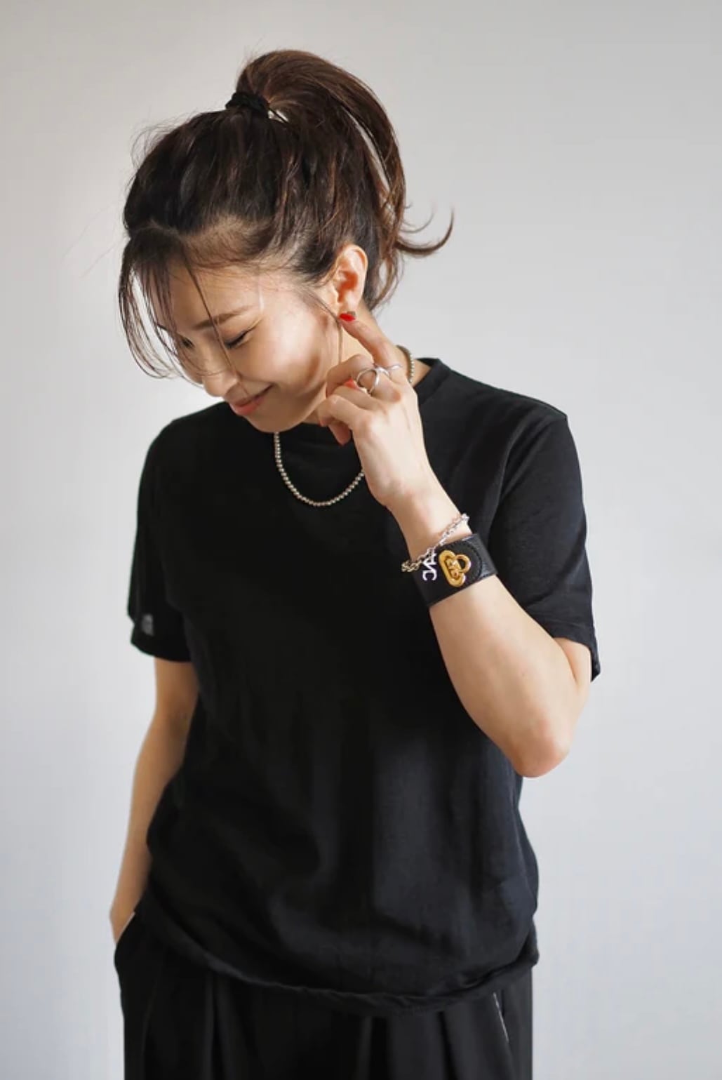 ANIECA 】シアーシャイニーTシャツ | valance 福井｜レディース