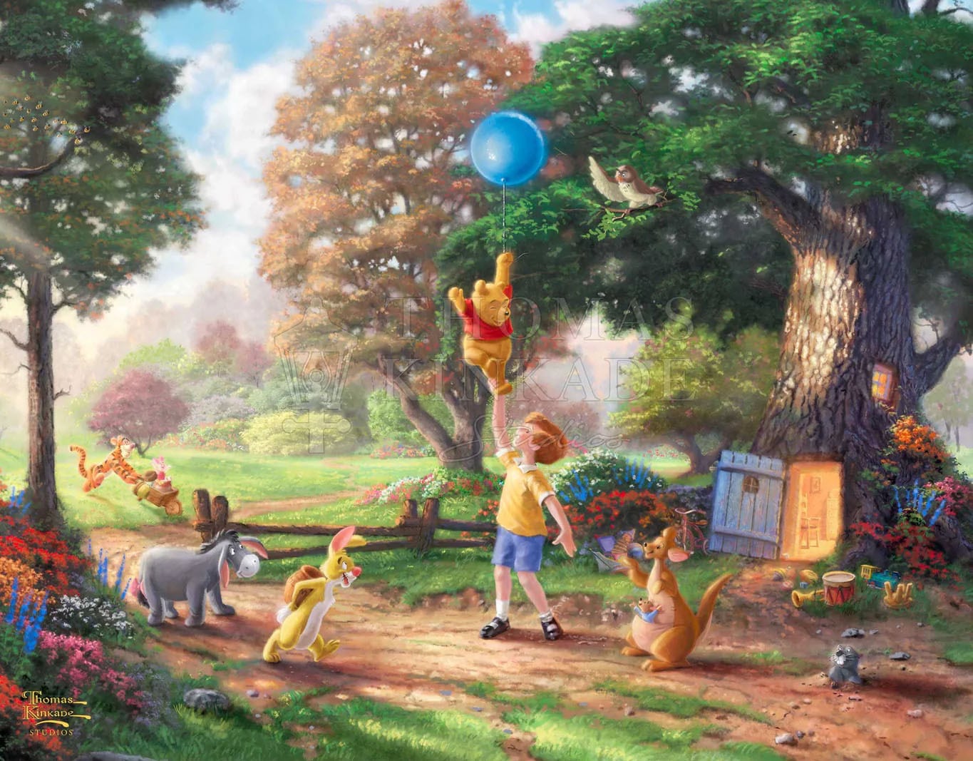 ディズニー絵画「クマのプーさん2」額縁2種選択可 作品証明書 展示用 