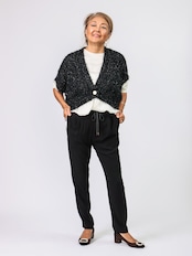 BRAHMIN(ファンシーヤーンニットボレロ)