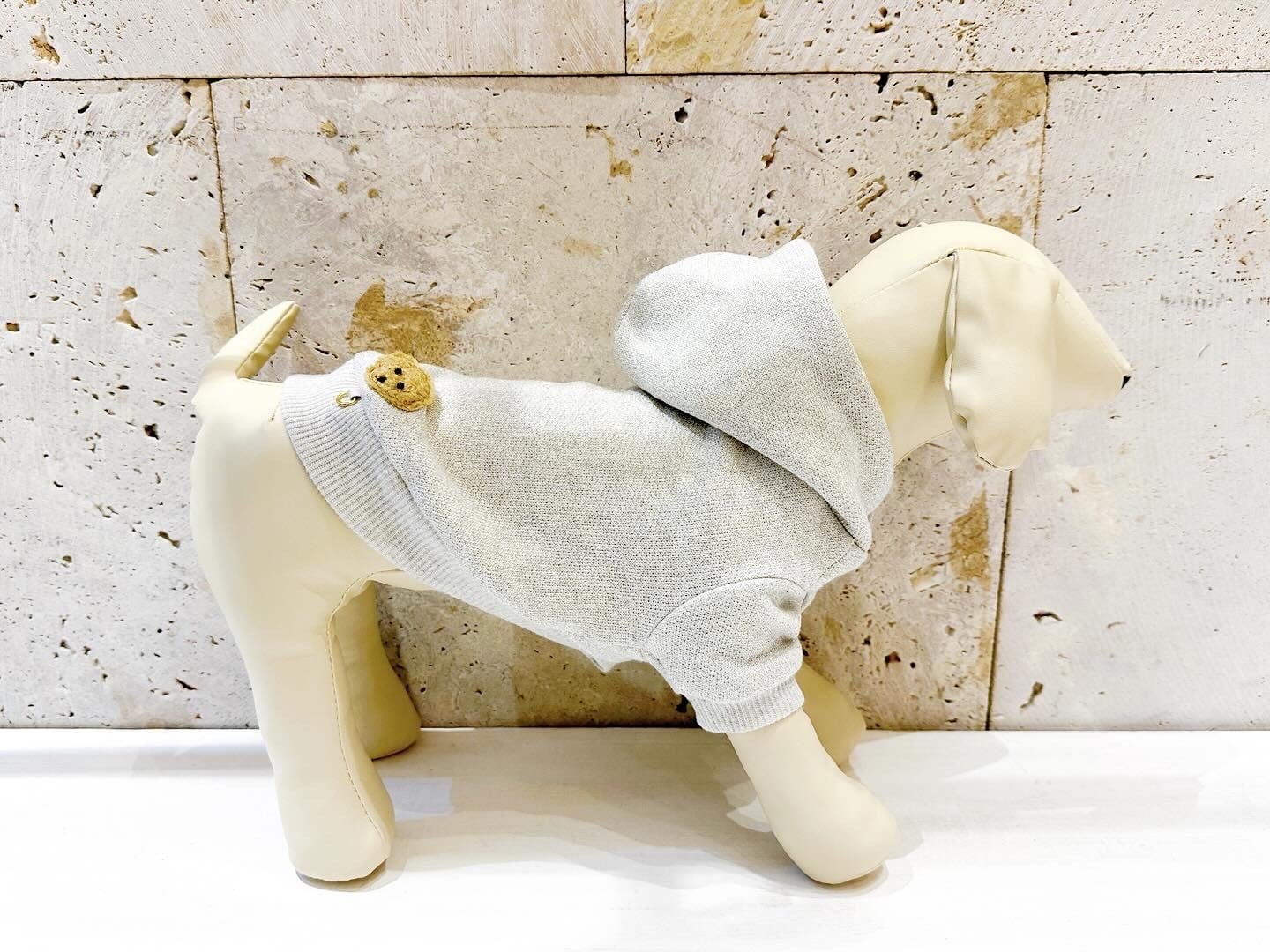 DENIM ROSE ワッペンフード付きラメパーカー ワッペンフード付きラメパーカー | DENIM ROSE