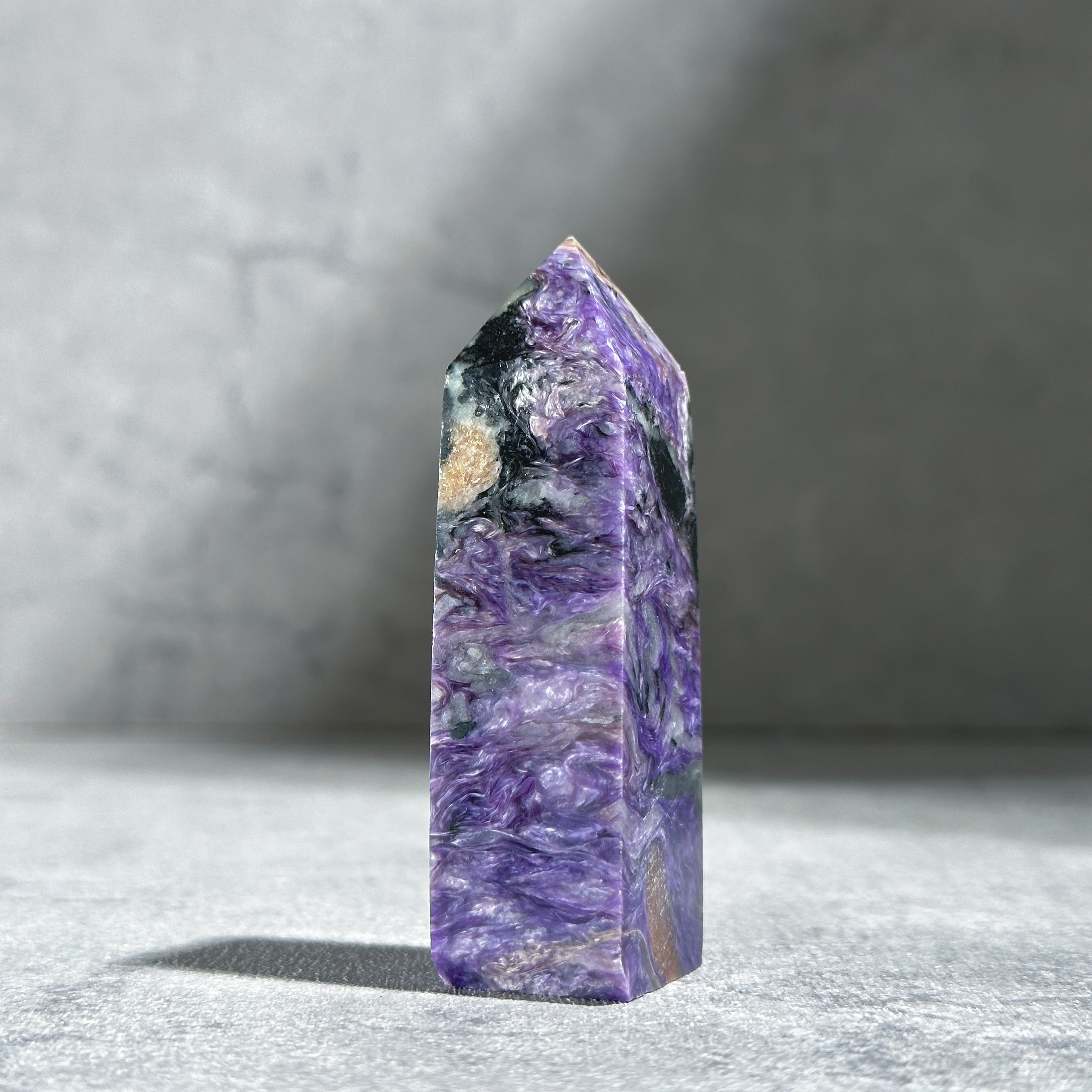 チャロアイト タワー31◇ Charoite ◇天然石・鉱物・パワーストーン