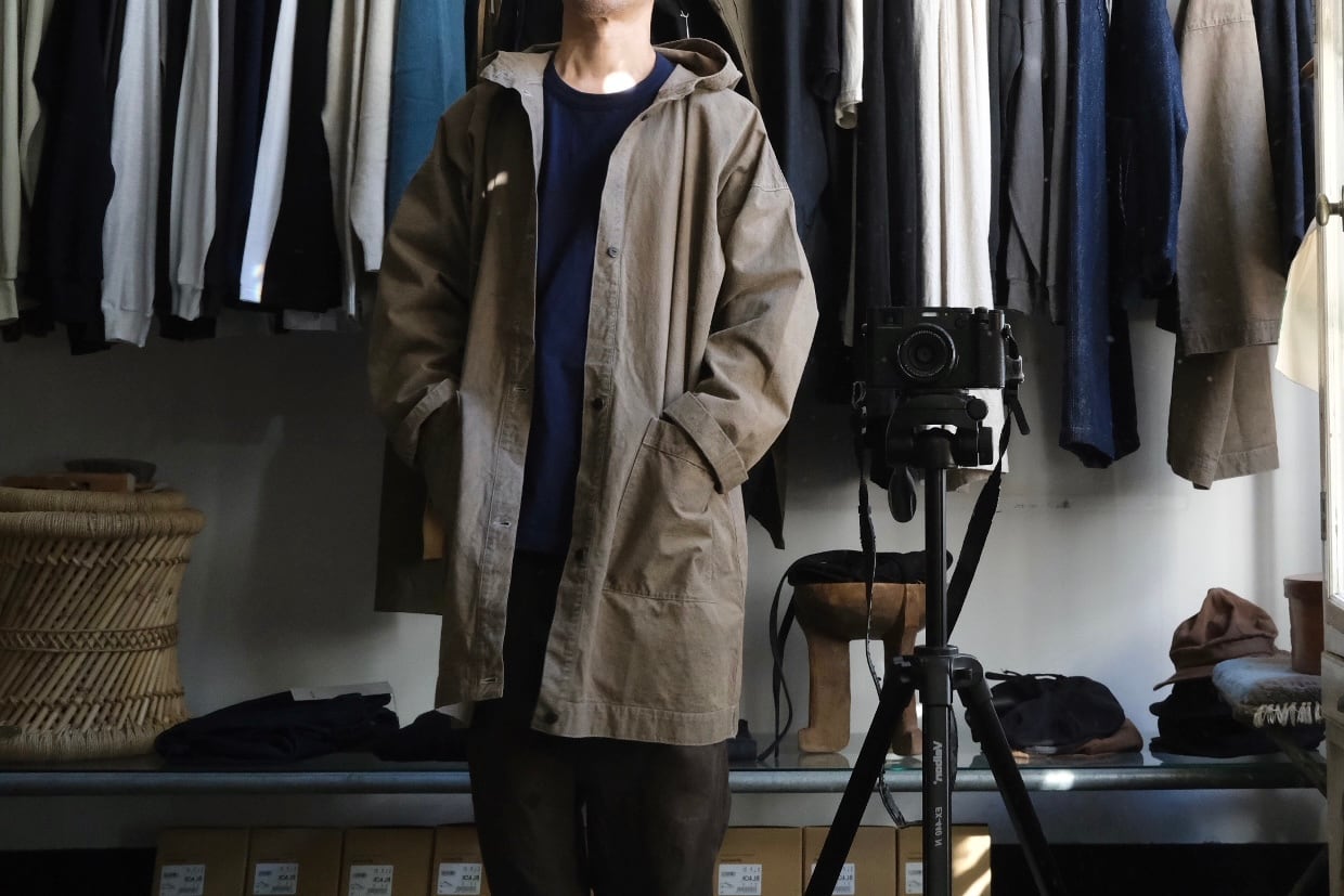 Mittan  (ミタン / ミッタン)  CT-55 OCギャバコート / 大阪 実店舗 2, 3 薄炭