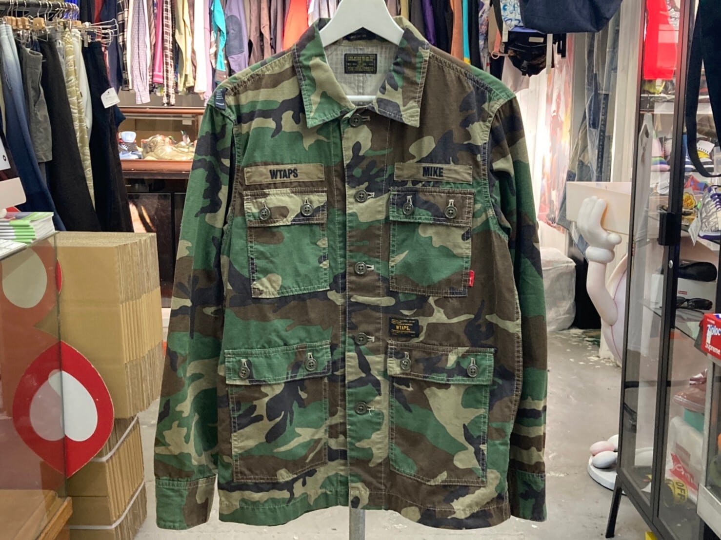 WTAPS JUNGLE LS / SHIRT COTTON CAMO