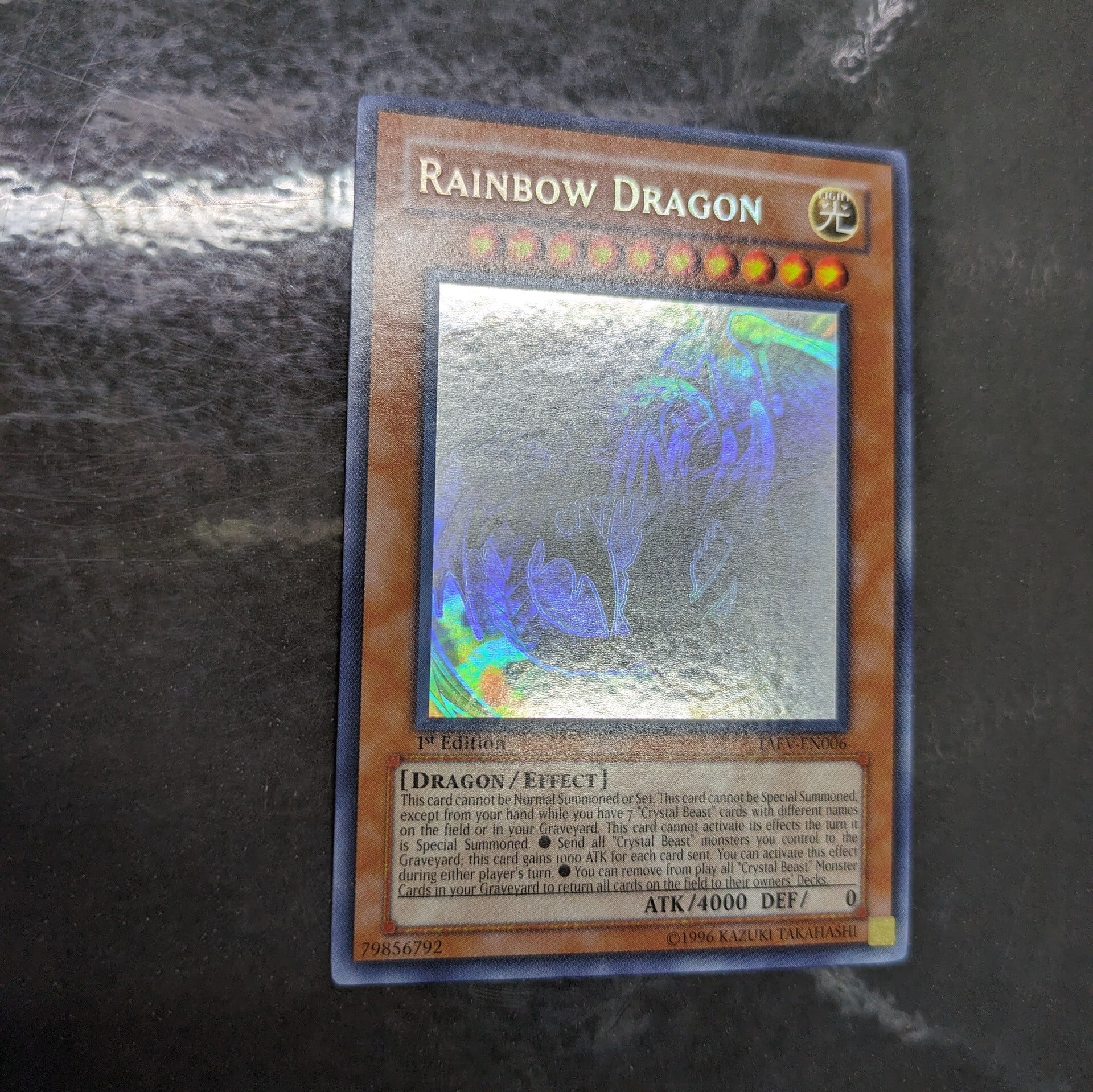 遊戯王 英語版 レインボードラゴン ホログラフィックレア ゴーストレア  