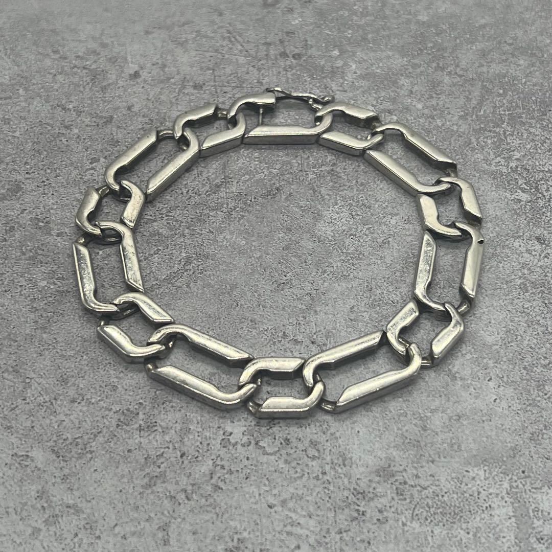 【希少】ティファニー TIFFANY&CO フラットリンクチェーン ブレスレット