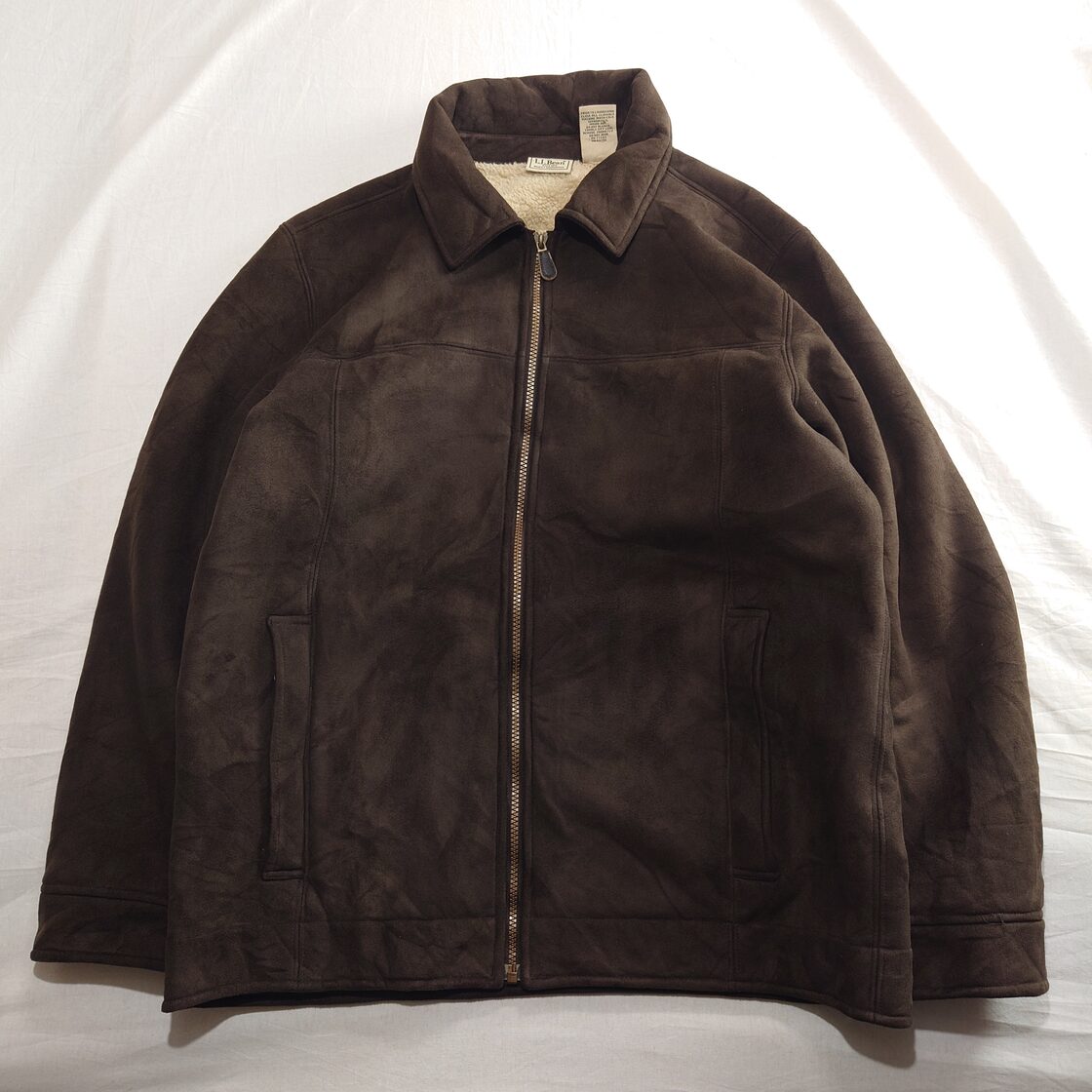 上質】L.L.Bean エルエルビーン フェイクスエード ジャケット ブラウン 