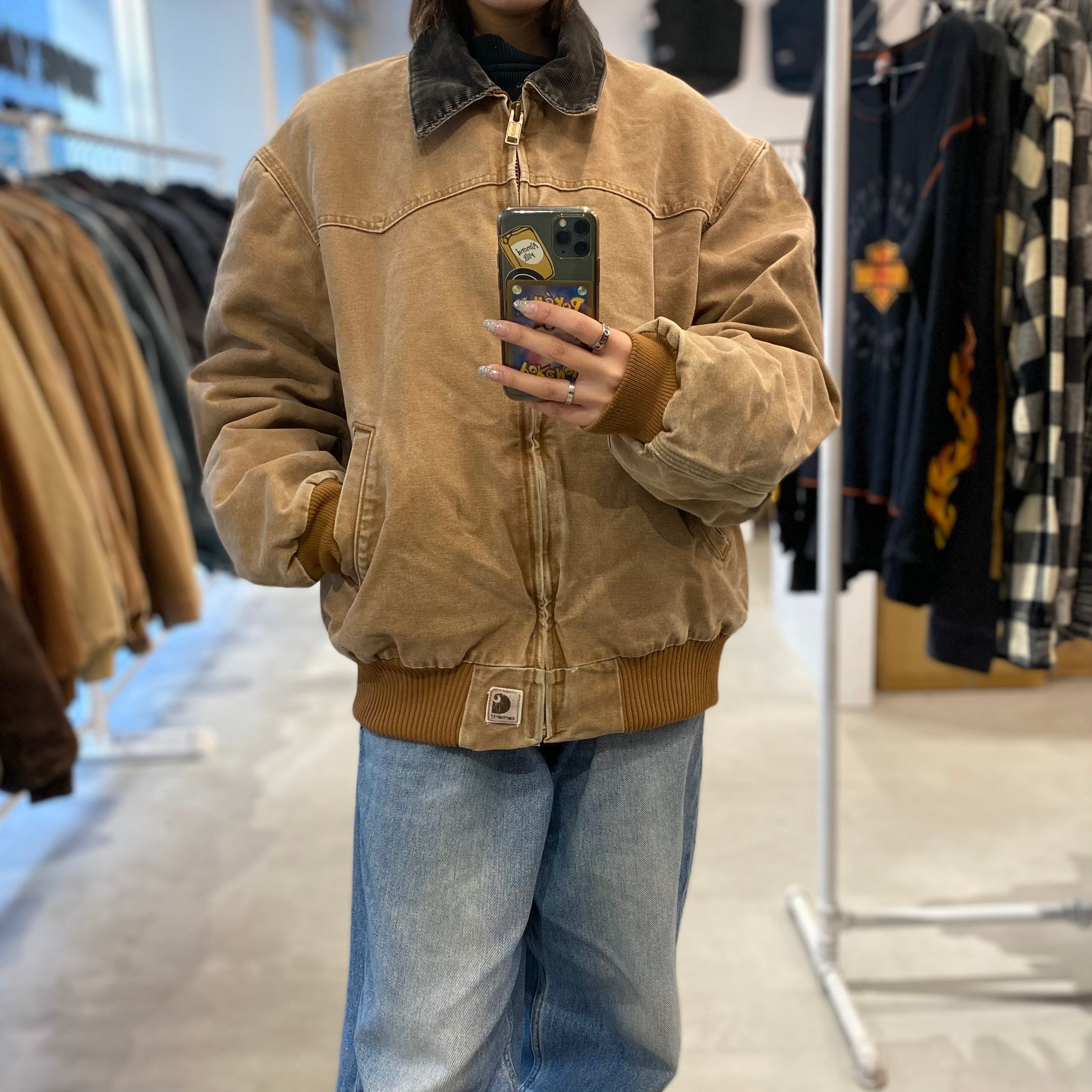 Carhartt used santa fe jacket SIZE:L | one day store