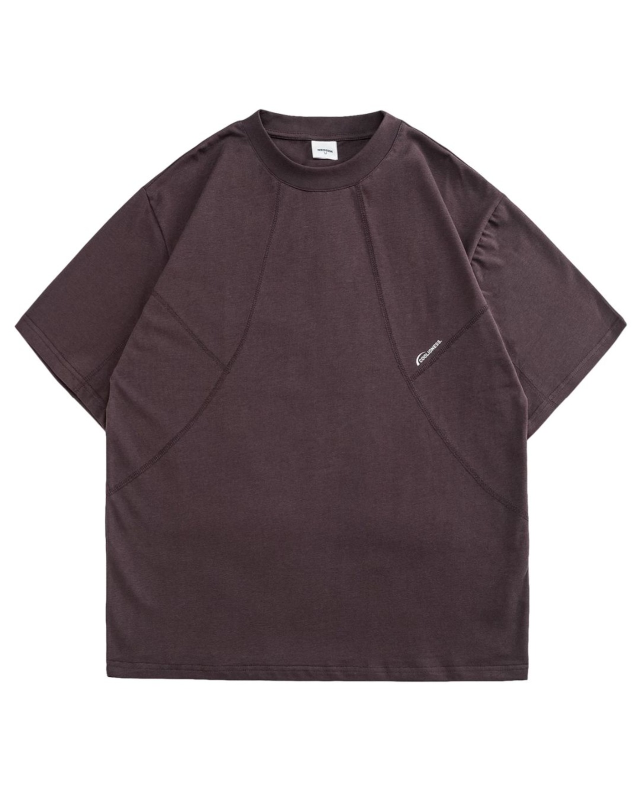 切り替えステッチオーバーサイズTシャツ S0613