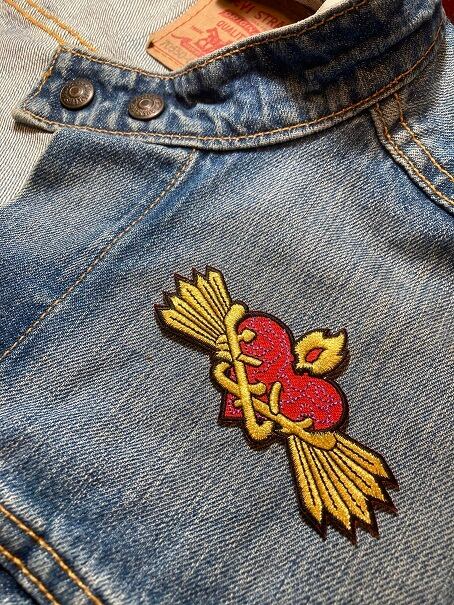 タトウ デザイン ワッペン アイロンパッチ アップリケ