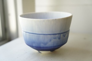 抹茶碗　tea bowl　紫匂　岩崎龍二