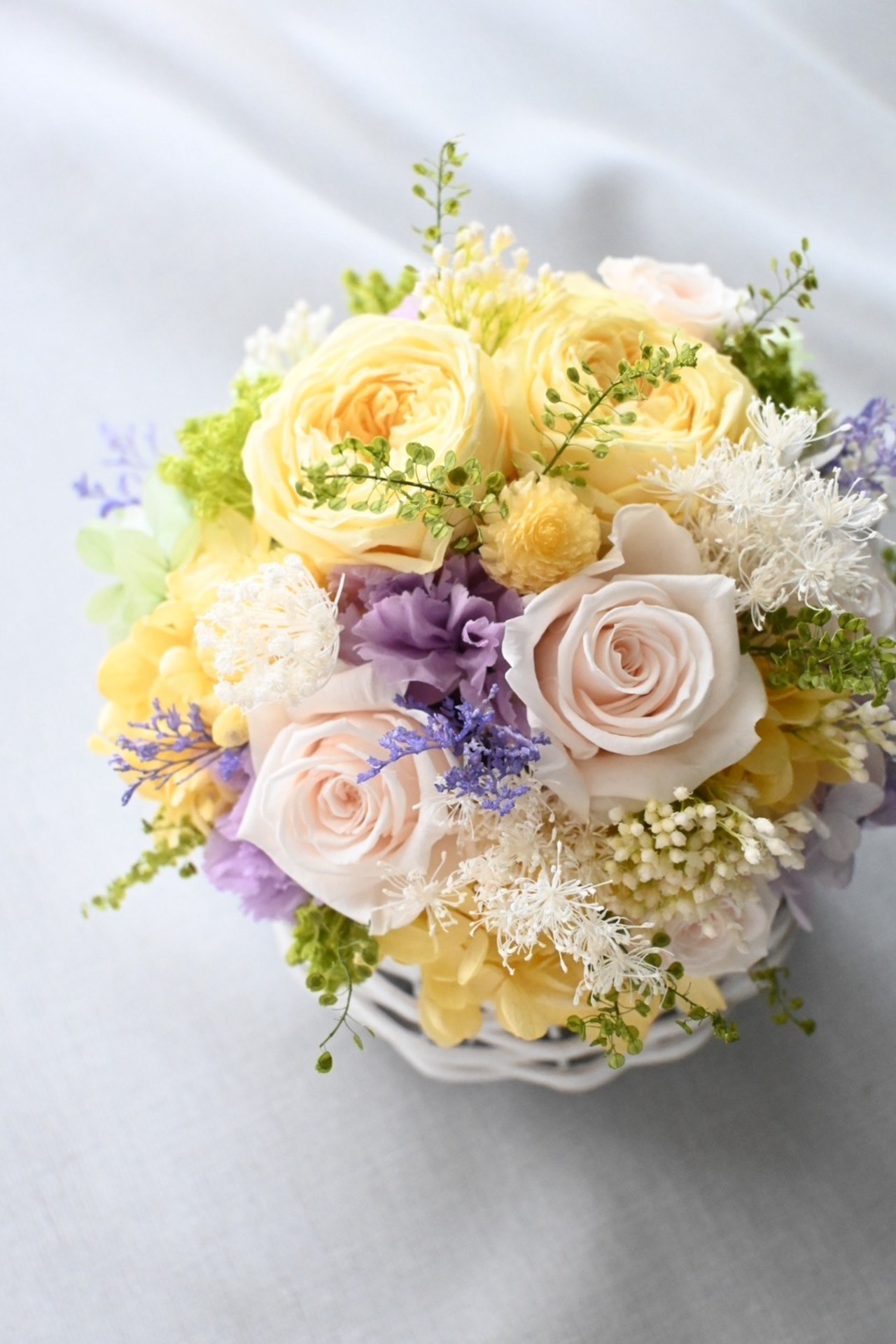 バスケットアレンジ　ル コワン アンソレイエ