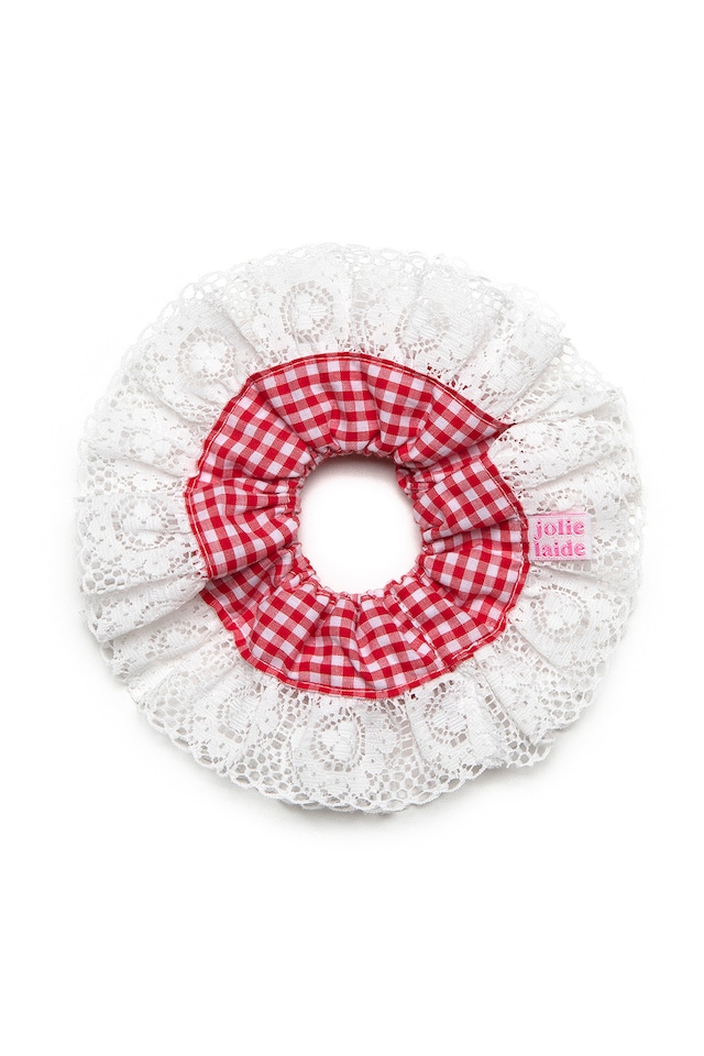 [JOLIE LAIDE] Billie hair scrunchies (Gingham check) 正規品 韓国ブランド 韓国通販 韓国代行 韓国ファッション jolielaide Vintage Lover Club 日本 店舗