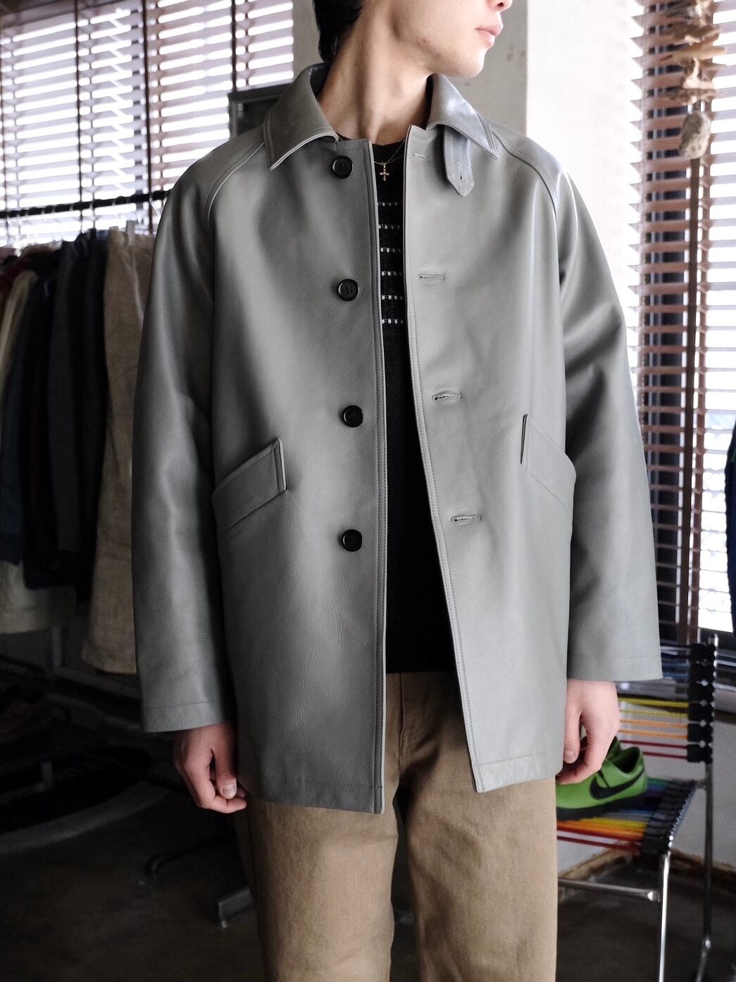 ジャケット・アウター ENCOMING BACK PLEATS COAT 21aw ENCOMING】 BACK PLEATED BLOUSON | THE OUR