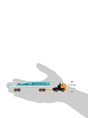 タカラトミー『 トミカ ロングタイプトミカ No.122 三菱ふそう スーパーグレート H5系新幹線 はやぶさ 輸送車 』 ミニカー おもちゃ 3歳以上 箱入り 玩具安全基準合格 STマーク認証 TOMICA TAKARA TOMY