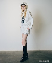 COOLAロゴスウェットショートパンツ (WHITE) CQ-48005