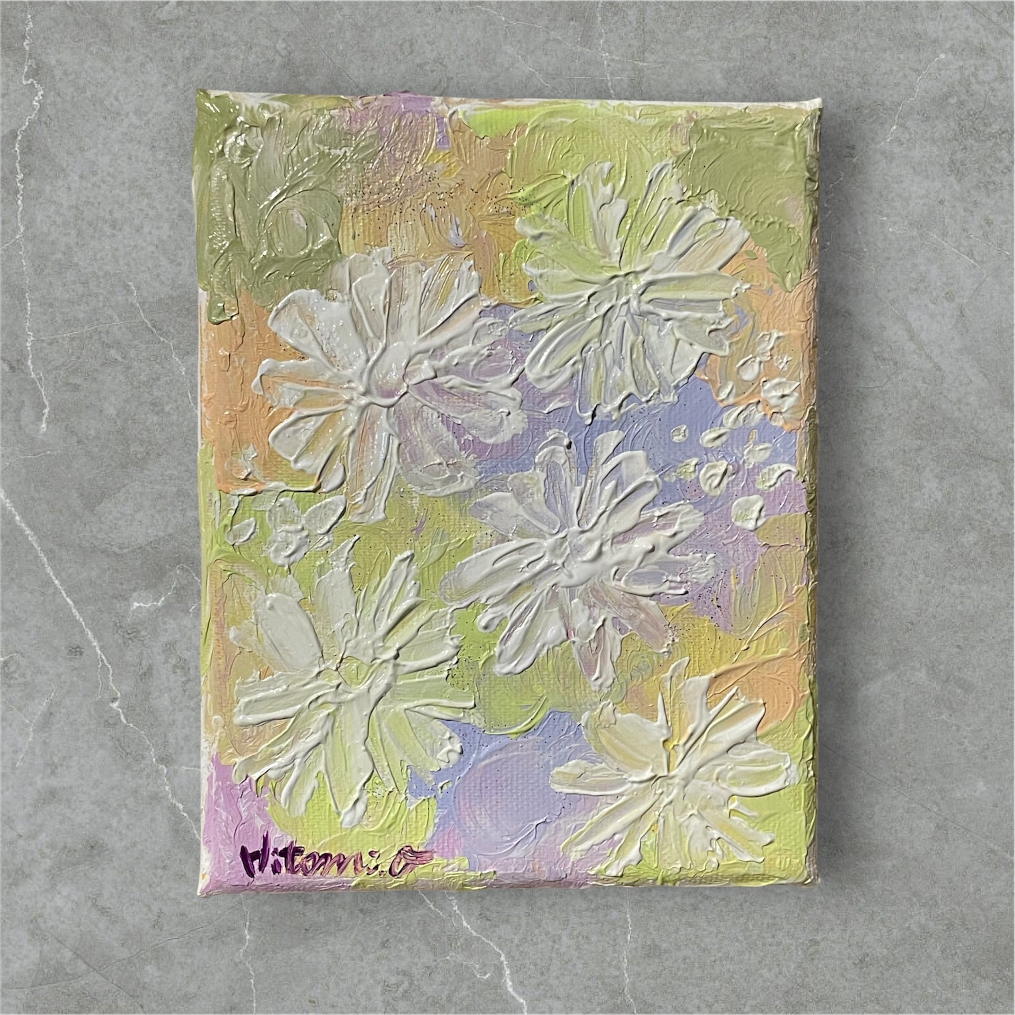 A-3/26】原画 絵画 抽象画 キャンバス 真作 インテリア 作品証明書付