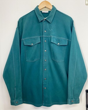80sAdidas Moleskin Heavy Flannel Shirt/L
