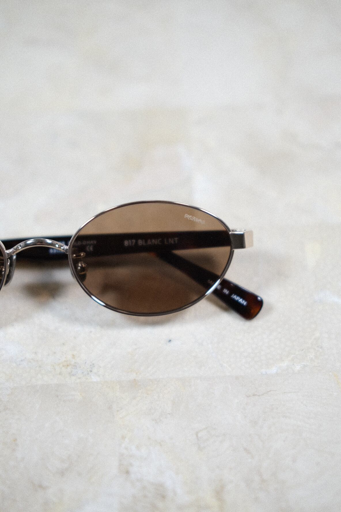 FETICO × BLANC..】METAL OVAL SUNGLASSES - HAVANA - | loop
