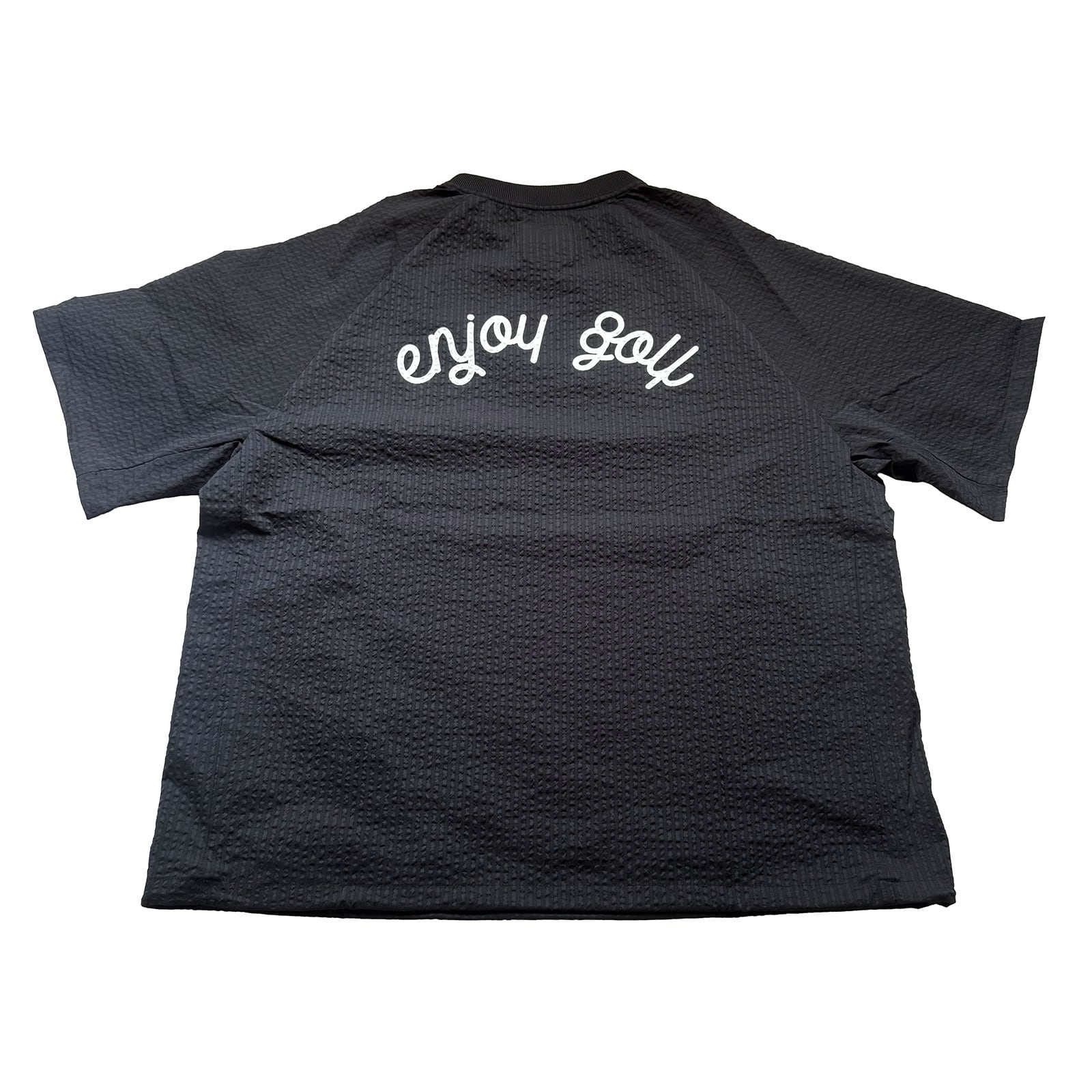 8G DOTAIR®︎ COOLMAX SUCKER CREW NECK S/S PISTE -BLACK- | 8G SHOOT