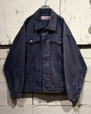 【Caka otto】Good Sun Fade Vintage Denim Tracker Jacket