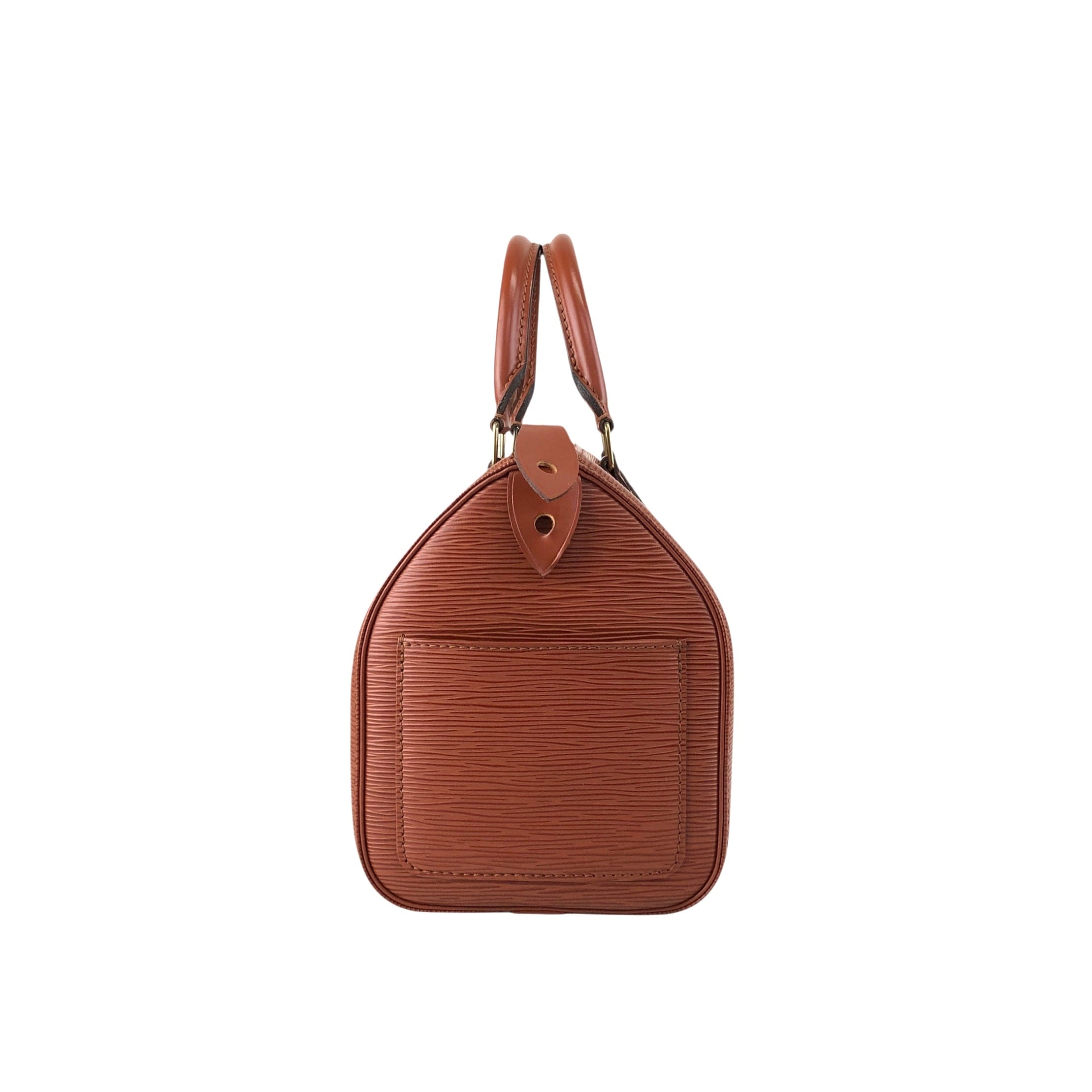 LOUIS VUITTON ルイヴィトン エピ ハンドバッグ ブラウン レザー