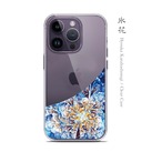 氷花 - 和風 iPhone クリアケース（ハード or ソフト）