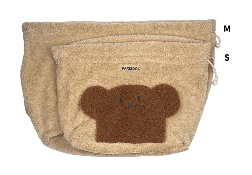 bear hug multi warmer Sサイズ / マルチウォーマー 犬 毛布 ペット用品 ぽかぽか ふわふわ 防寒 ブランケット