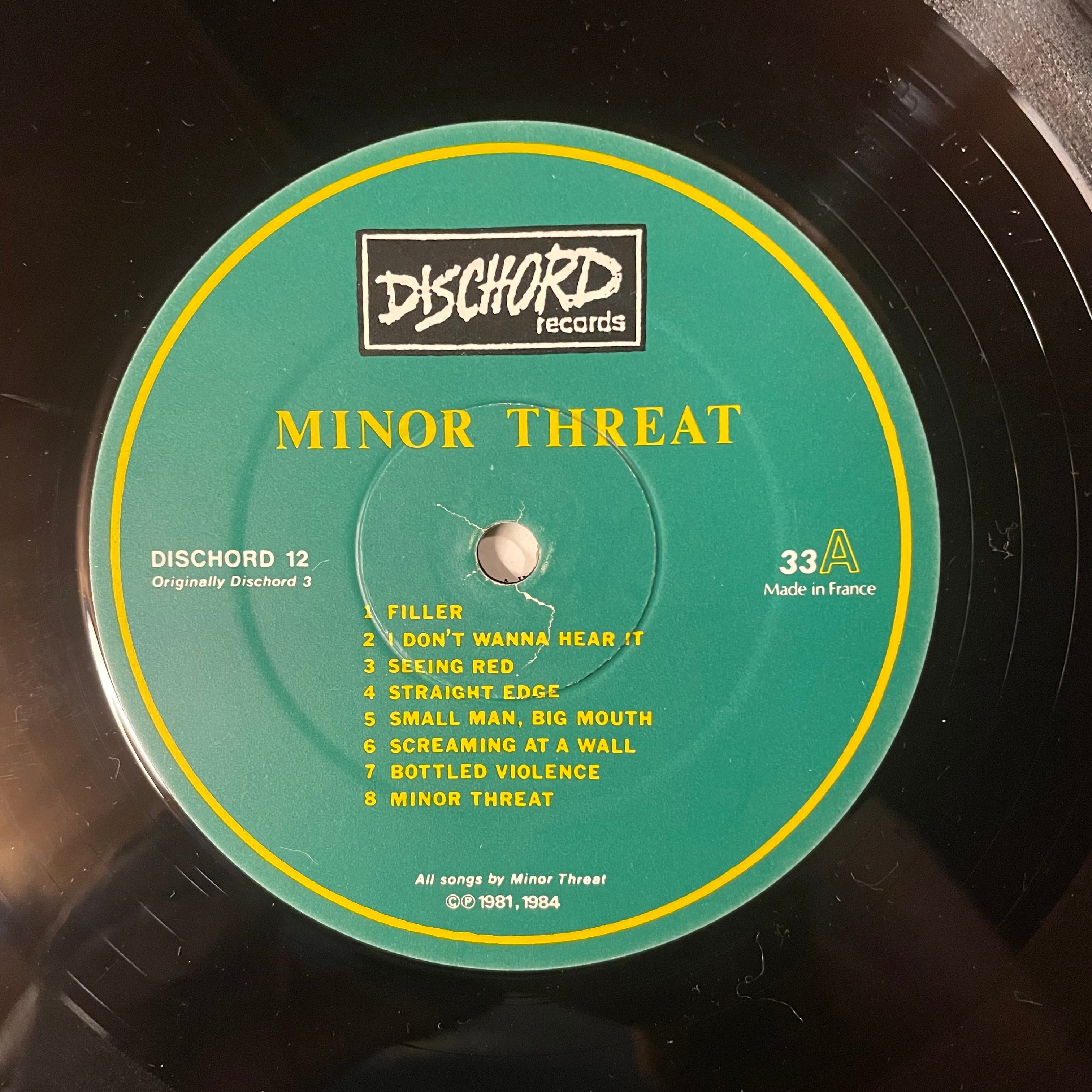 Minor Threat / Minor Threat (First Two Seven Inches) 【USED Vinyl
