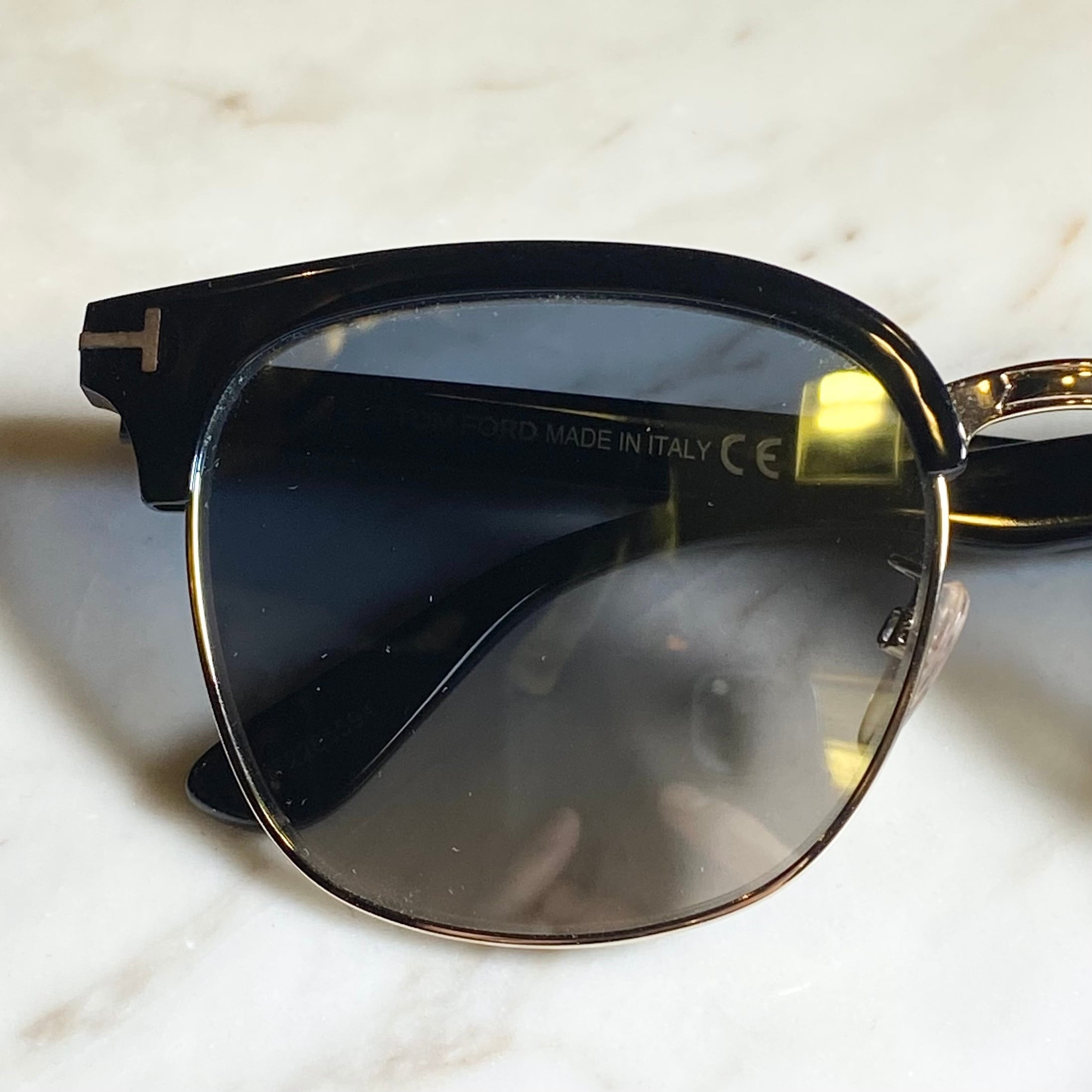 TOM FORD half rim sunglasses “TF544-K” | NOIR ONLINE
