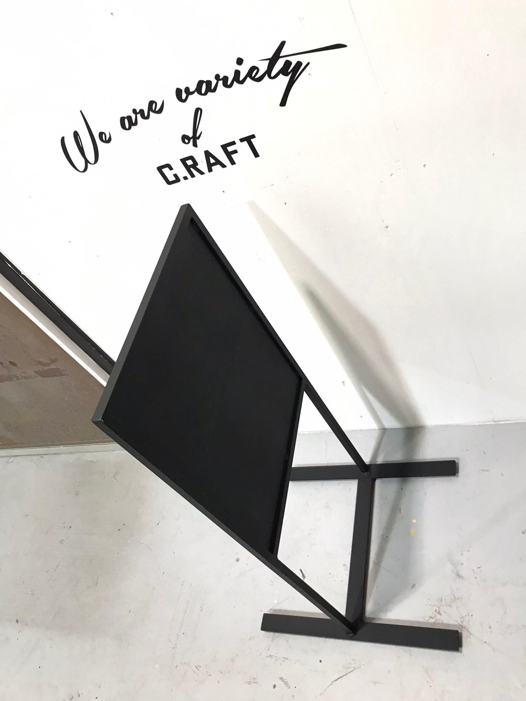 アイアンでシンプルなスタンド QRコードスタンド製作します☆ 【看板