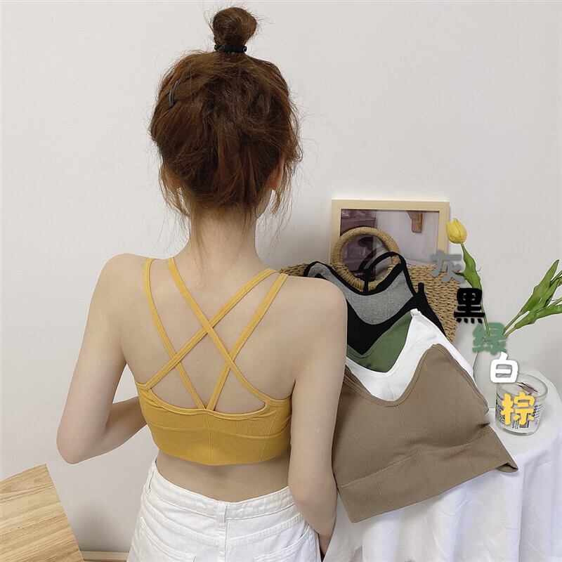 2020年夏バージョンのチューブトップクロス美しいバックアンチエンプティ学生小胸がスチールリングブラ下着なしで集まった 1号婦人42663319168