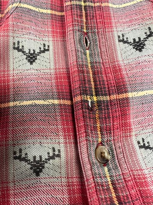 90s〜 ORVIS デニムエルボーパッチ リメイクシャツ　ヴィンテージ　vintage