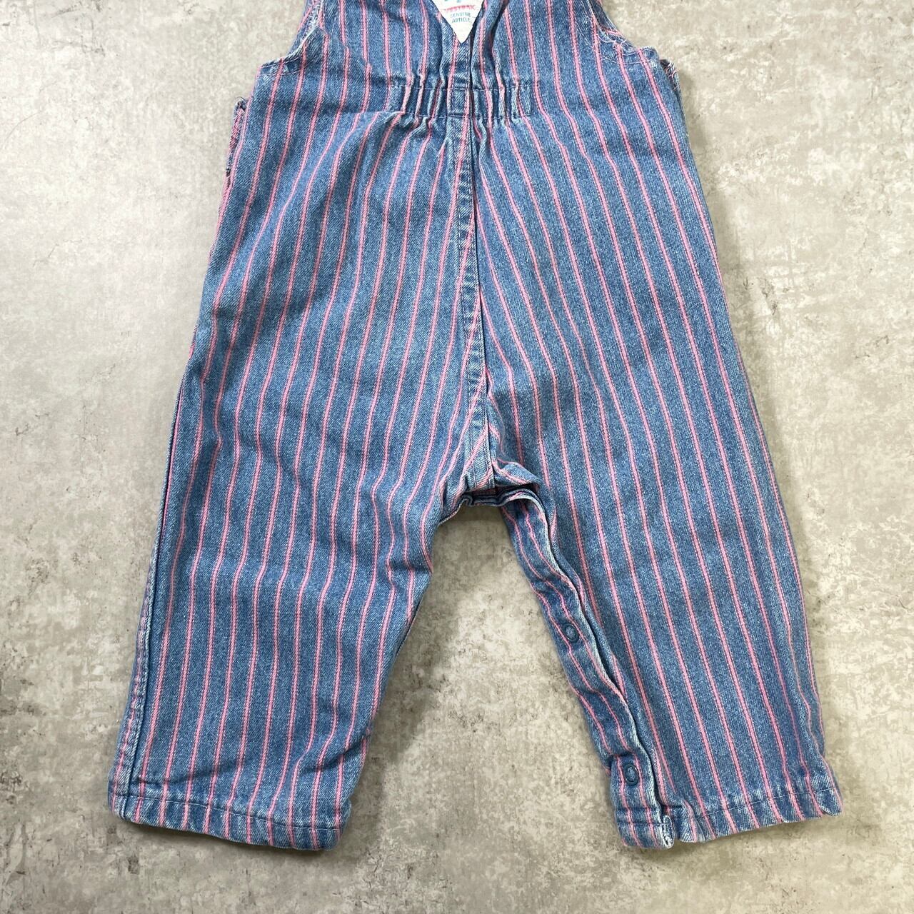 オシュコシュ　サロペット　オーバーオール　ヴィンテージ　18M（90）　未使用 kids】90年代頃 USA製 OSHKOSH オシュコシュ デニム オーバーオール