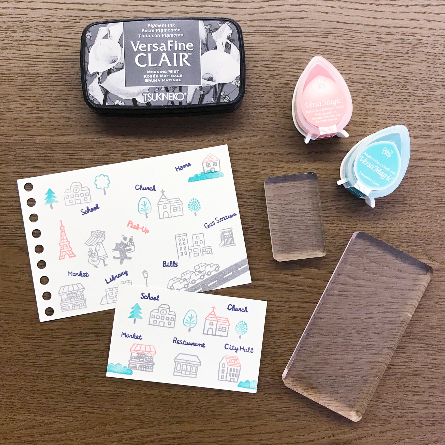 いろいろ クリアスタンプ バラ売り 第4弾！ sakuralala クリアスタンプ -Daily- 365002 | パピアプラッツBASE店