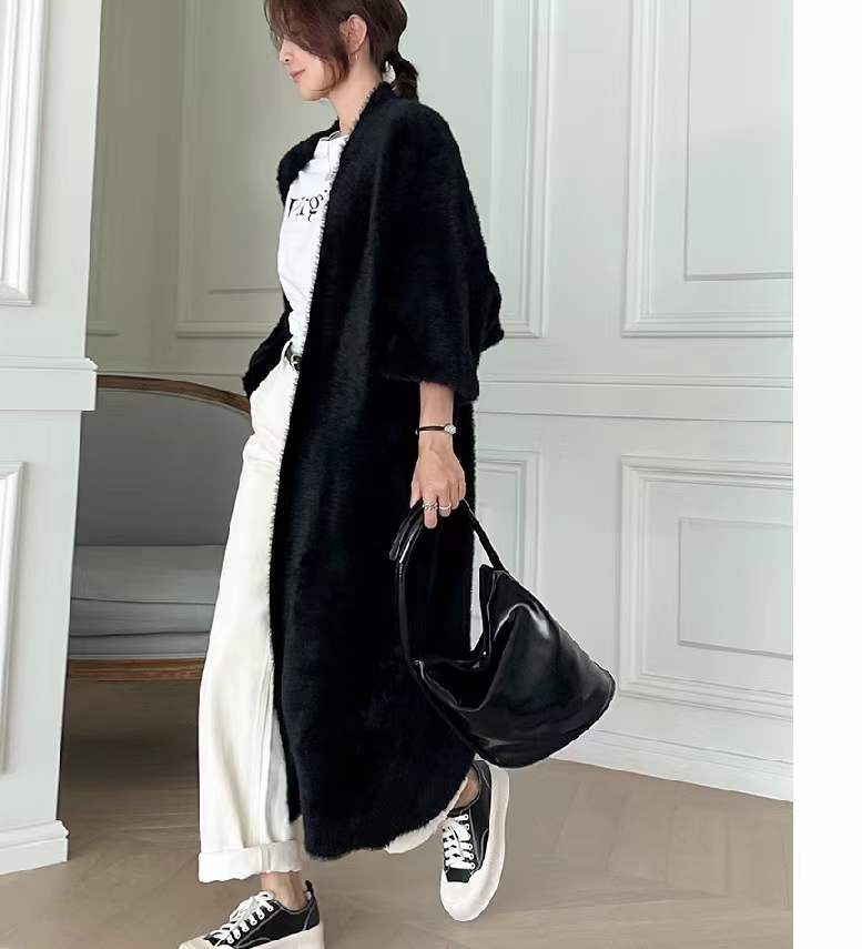 ロングニットカーデ　AJ1079-958