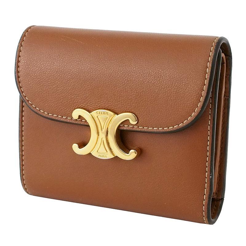 セリーヌ CELINE スモール フラップ ウォレット トリオンフ 10D783BZG