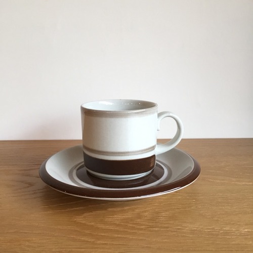 【北欧ヴィンテージ雑貨】ARABIA Pirtti cup&saucer 【B】　アラビア ピルティ 【B】