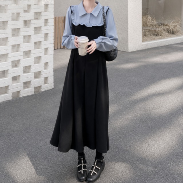 Frill Collar Dress LA260731