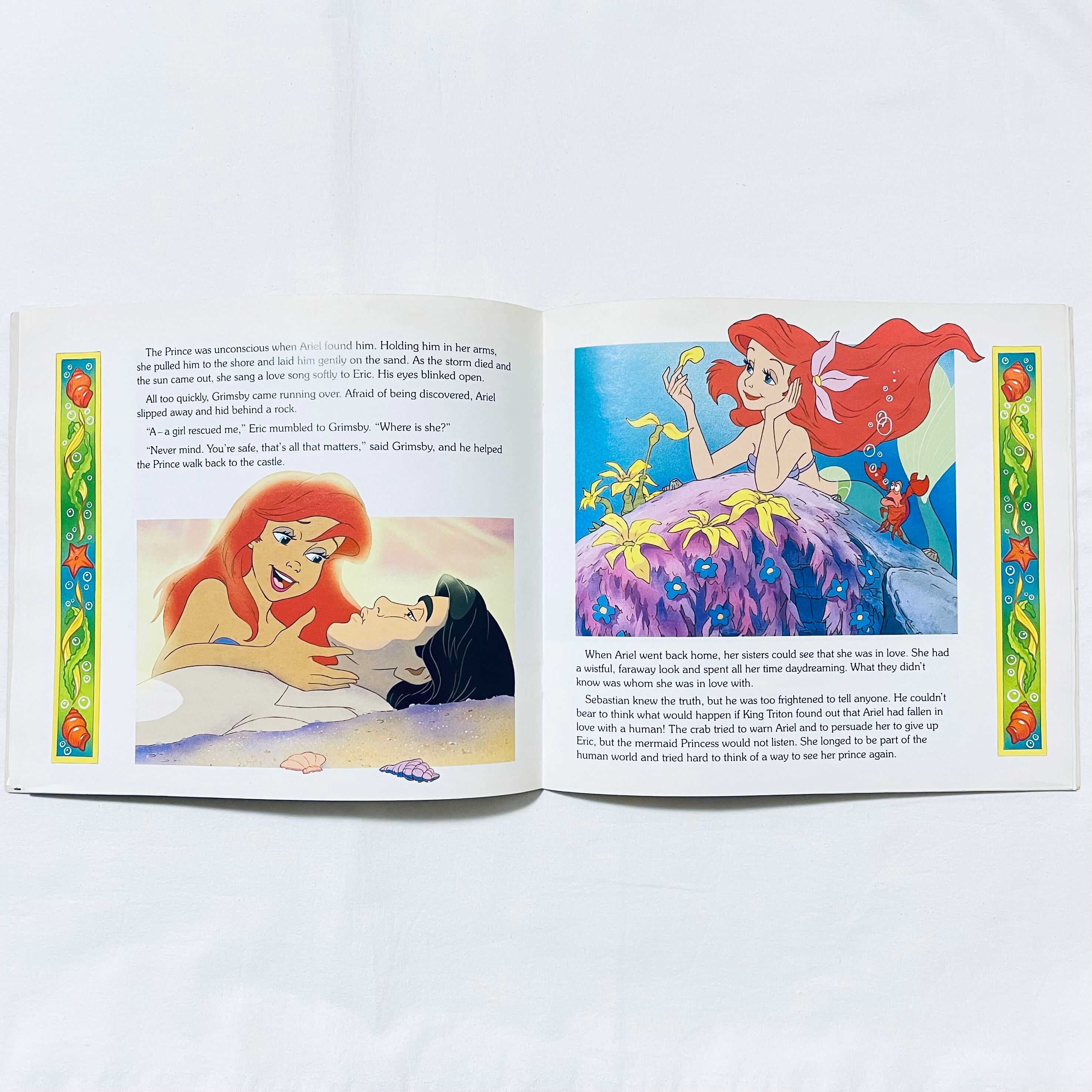 THE LITTLE MERMAID「リトルマーメイド」中古洋書絵本 1997年 ディズニー ヴィンテージ ライナス・ブランケット