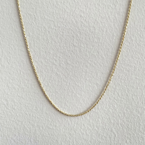 【14K-3-30】18inch 14K real gold chain necklace