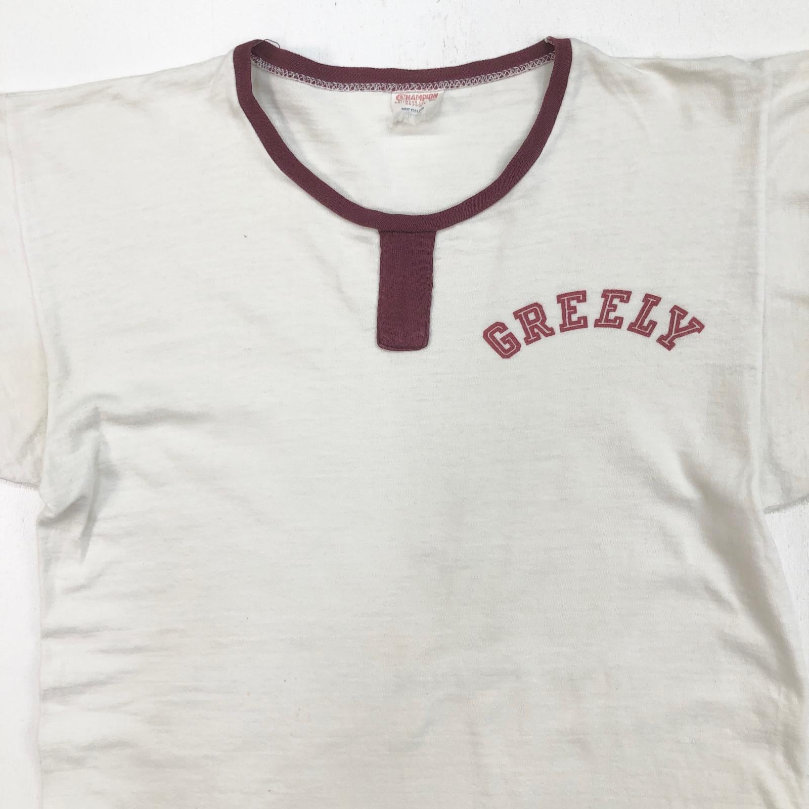 CHAMPION 60年代 USA製 C中 ランタグ チョコチンリンガー Tシャツ