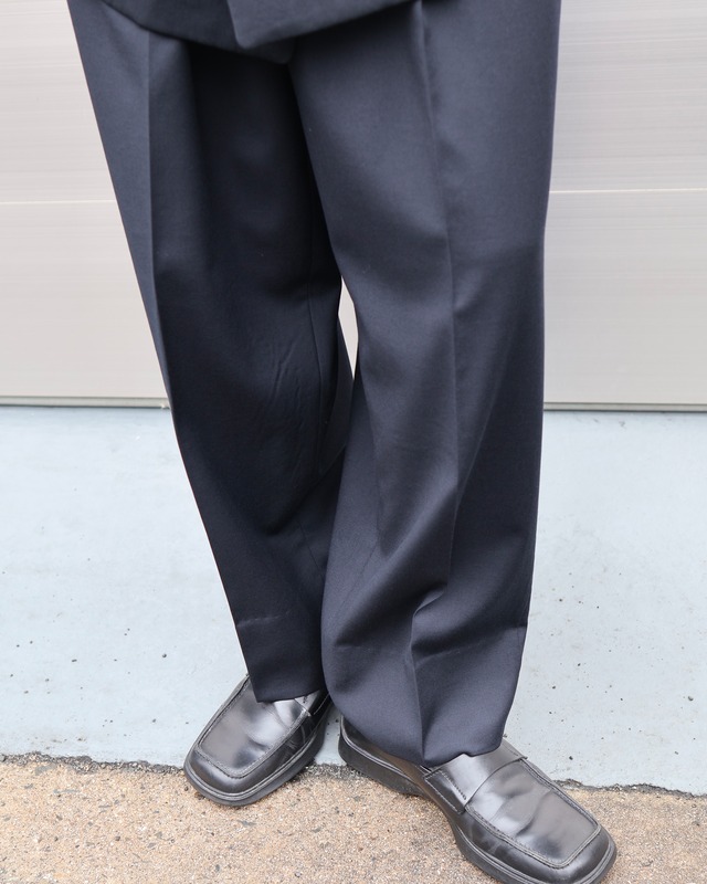 【GIORGIO ARMANI】2-pleat wide slacks <set-up>
