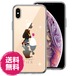 【即納】iPhoneX XS ディズニー 可愛い お洒落 美女と野獣 クリアケース ハイブリッドケース ファンタジー 側面ソフト 背面ハード カバー